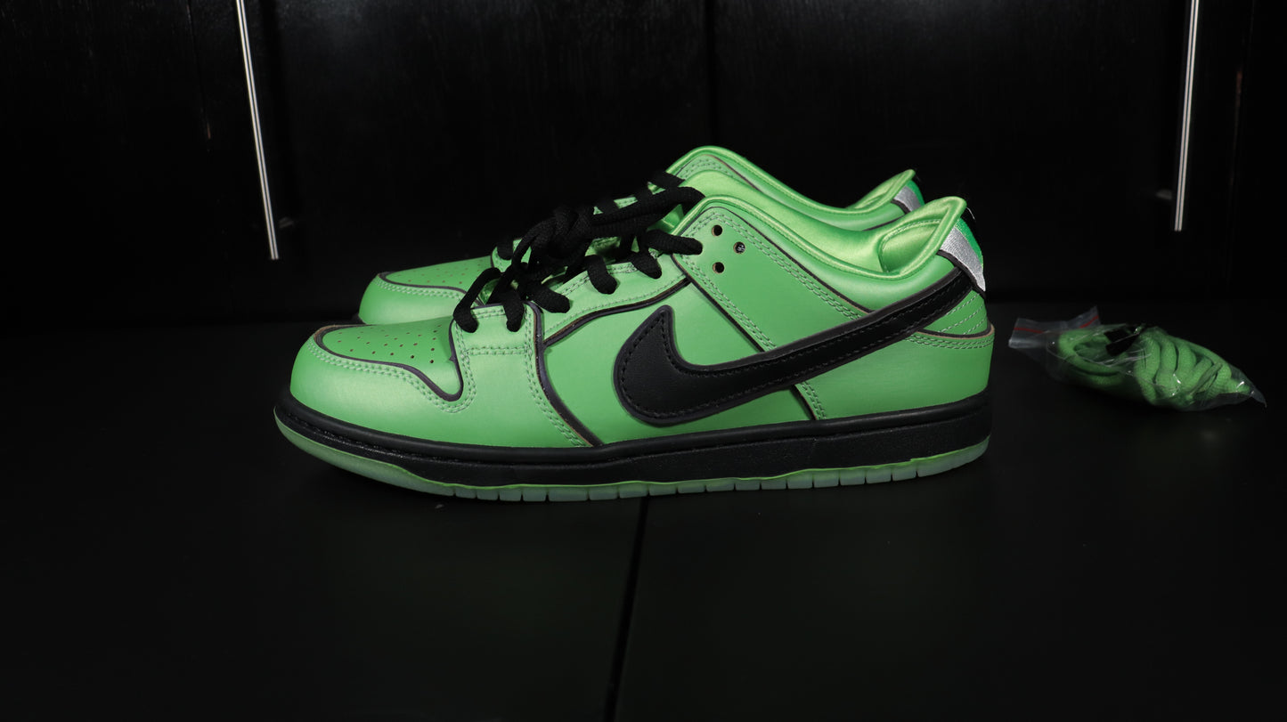 Nike SB Dunk Low The Powerpuff Girls Buttercup (Talla 10.5) US